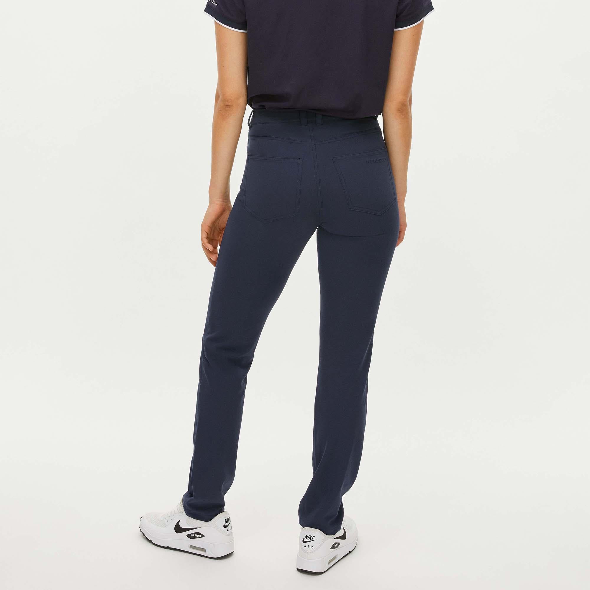 Rohnisch Chie Comfort Stretch Ladies Golf Pants 30 Inch Leg Navy